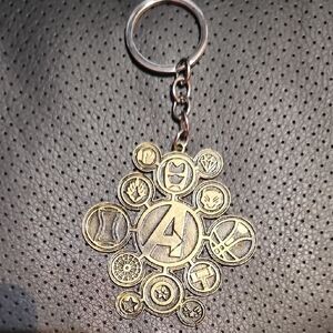 Gold Avengers Keychain‎